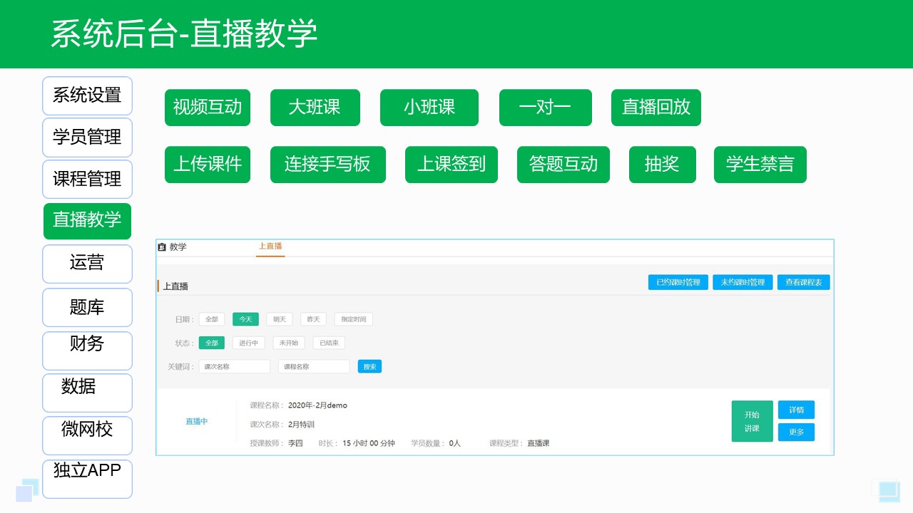 教育機構建立網校系統_教育機構用的系統 教育機構網絡平臺 網校系統建設 第2張